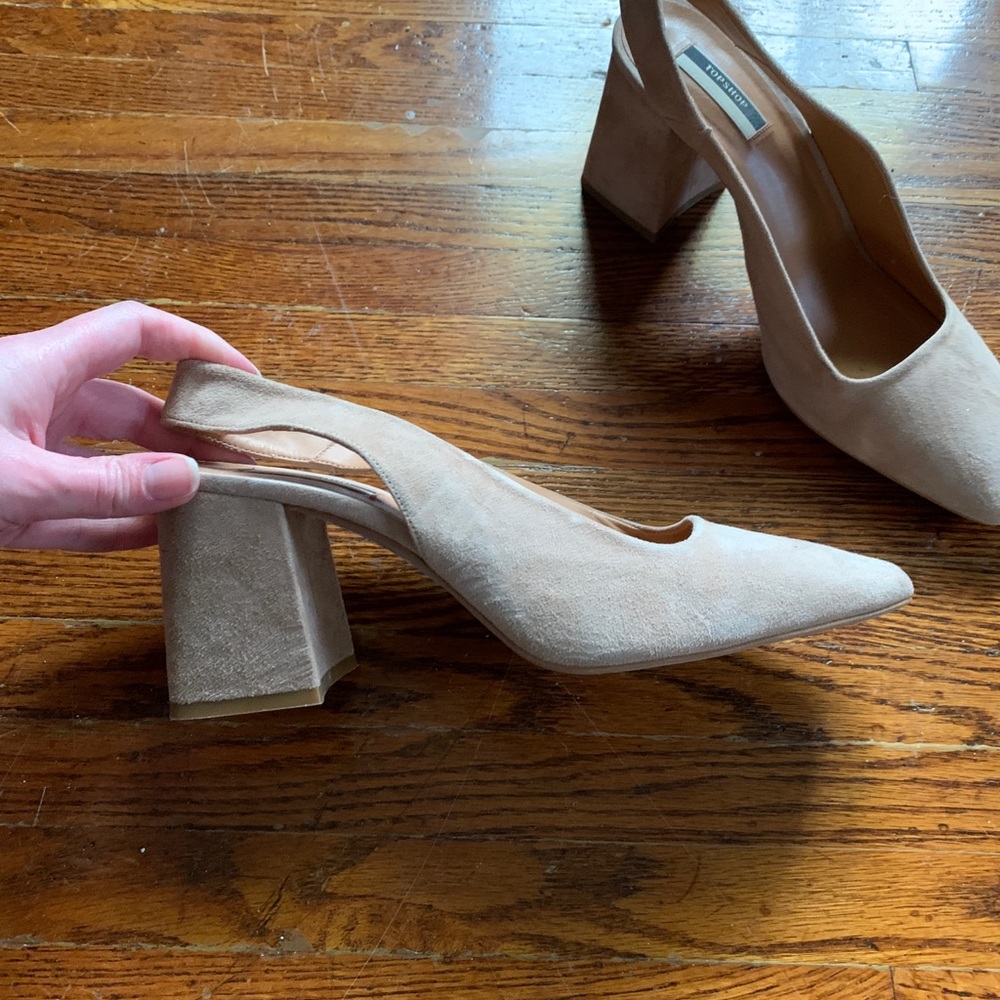 TopShop Slingback Block Heel